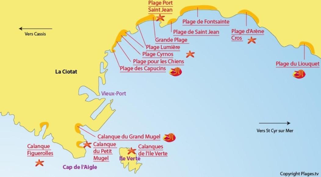 Chambre D'Hotes Le Secadou La Ciotat Exterior foto